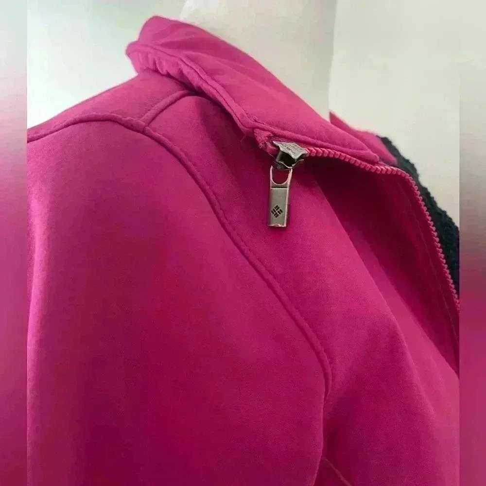 COLUMBIA Sportswear Women's Full Zip Jacket Fucsia S - Picture 4 of 7